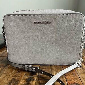 Michael Kors Silver Crossbody Bag
